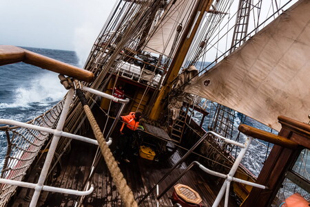 Bark Europa on the Drake Passage