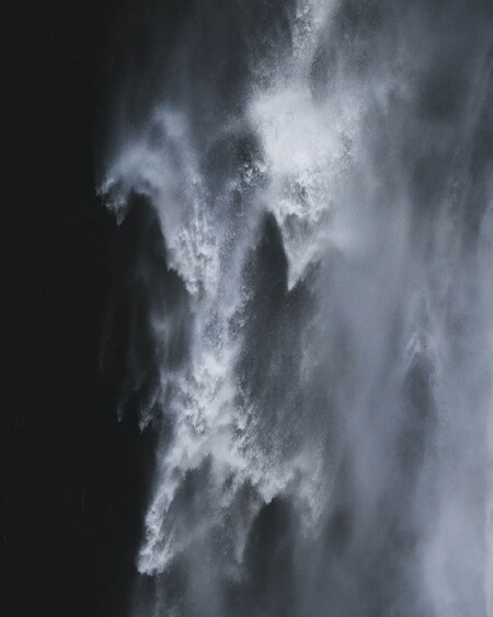 Details of Vøringfossen waterfall (Måbødalen valley) in Norway