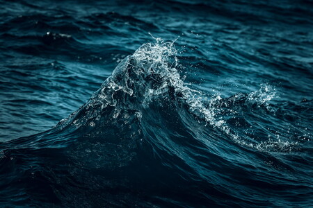 Abstract photography of breaking wave on the Drake Passage