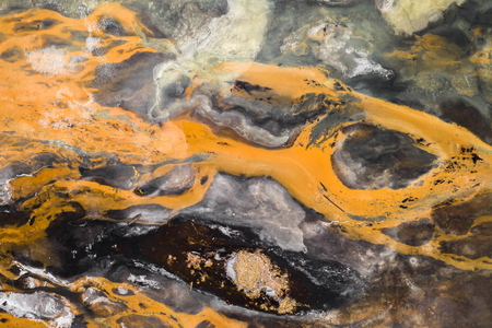 Abstract Aerial Photography of Glacier Rivers in Iceland