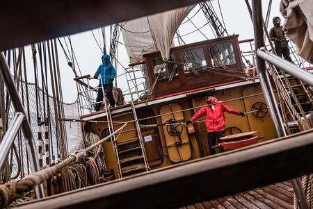 Bark Europa on the Drake Passage