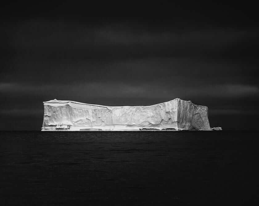 Black and white iceberg in the Disko Bay of Greenland by Northlandscapes, Jan Erik Waider