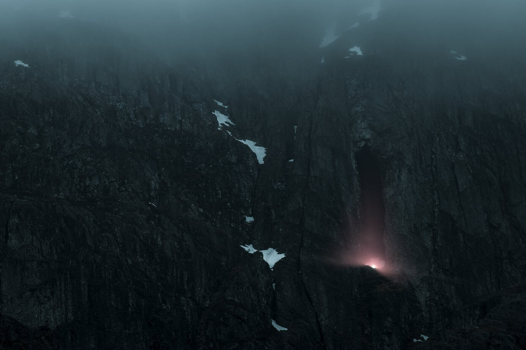 Luminous Signals (Into the Mountains) Fine Art Photography by Jan Erik Waider