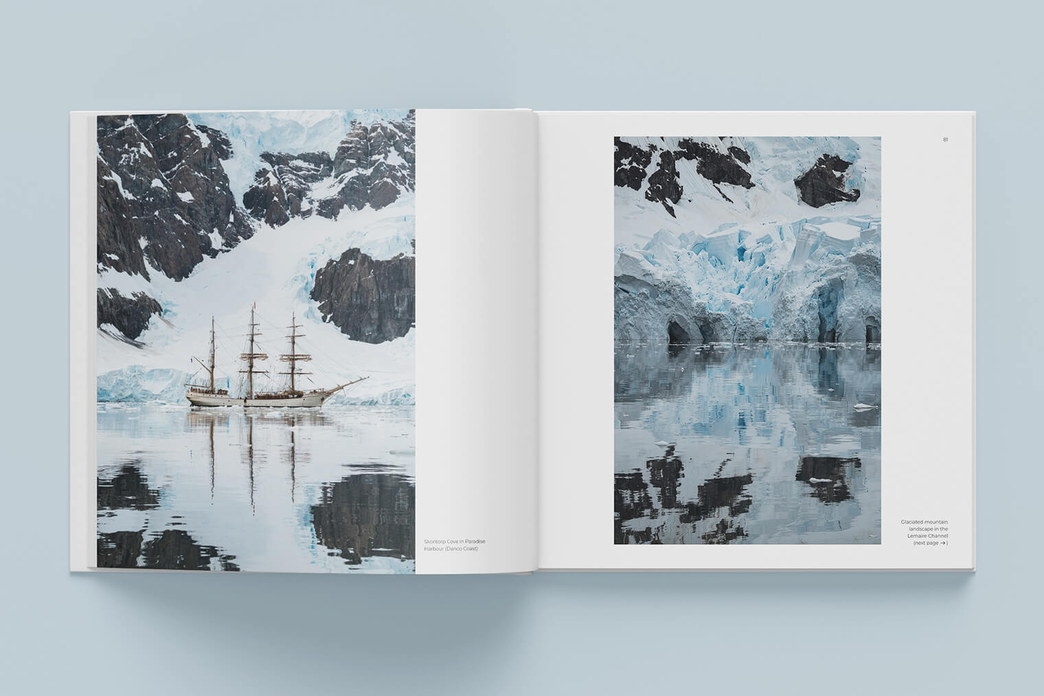 Book: Antarctica - Sailing Expedition with the Bark Europa by Jan Erik Waider