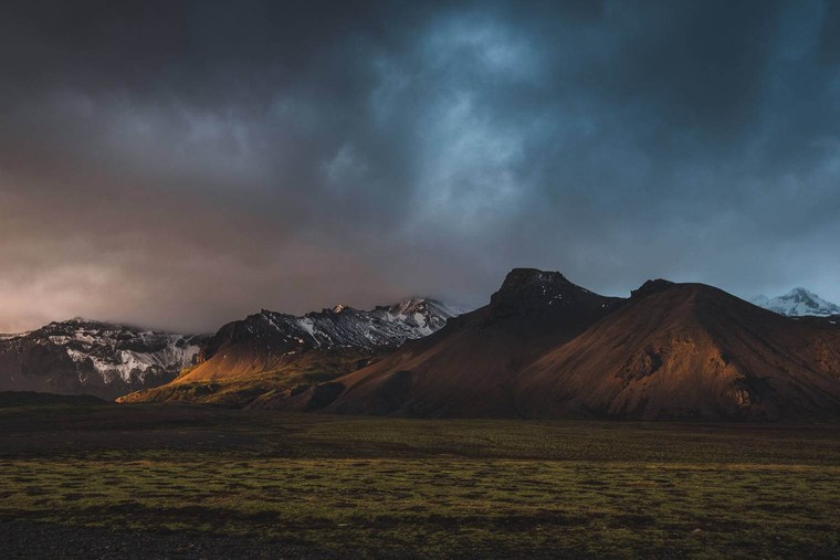 Moody Mountain Landscape