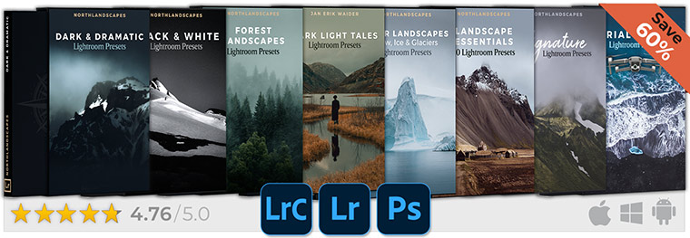 Master Collection: 8 Lightroom Preset Packs by Northlandscapes