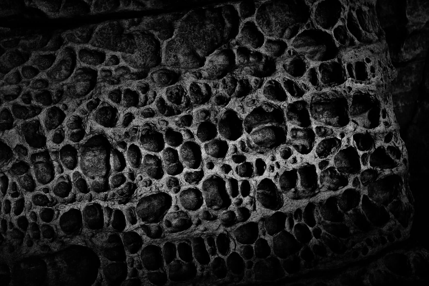 Honeycomb Rock of Elgol on the Isle of Skye, Scotland