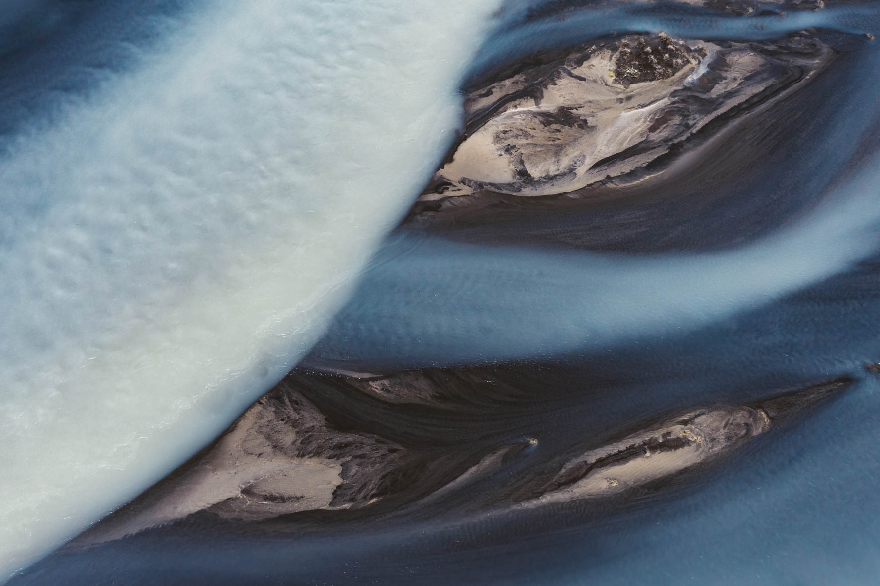 Glacial River in the Icelandic Highlands