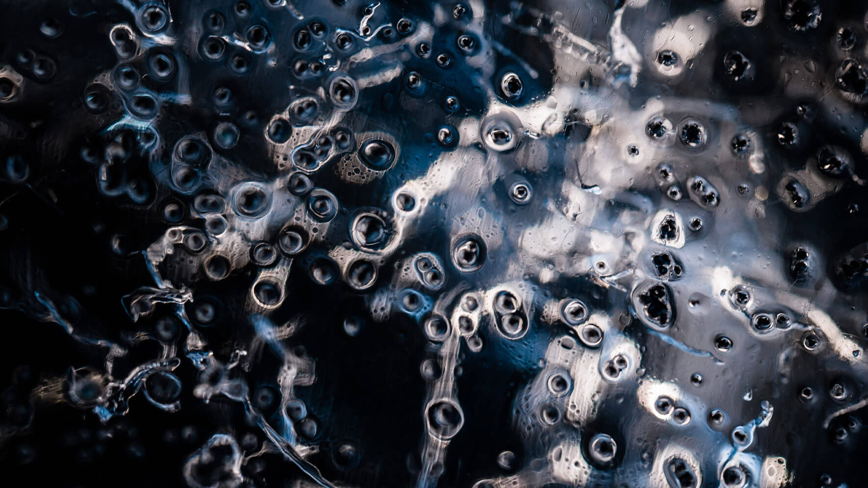 Abstract macro detail of iceberg