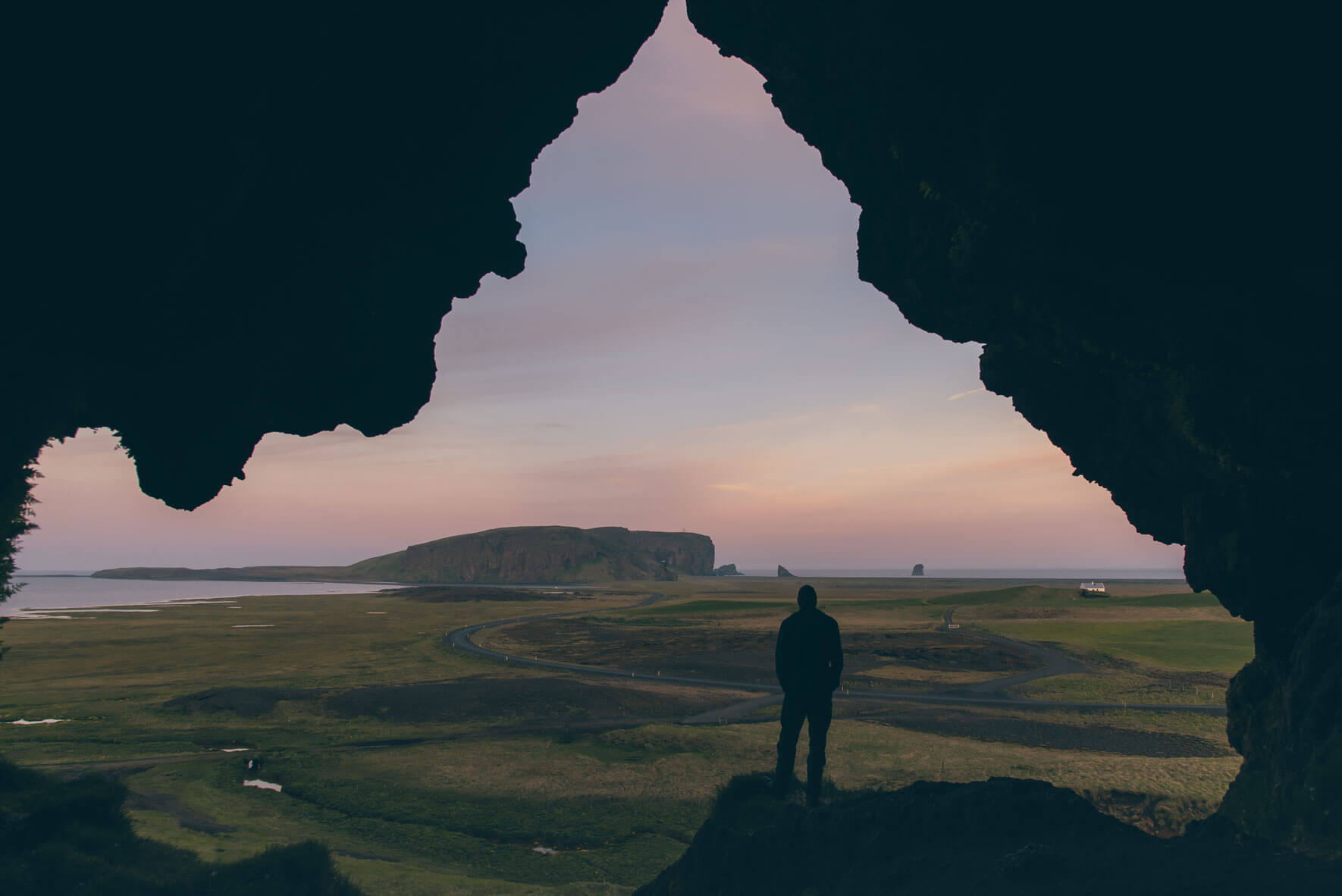 Loftsalahellir cave on the south coast of Iceland