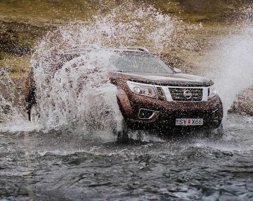 Arctic Trucks and Nissan Navara in the Westfjords of Iceland