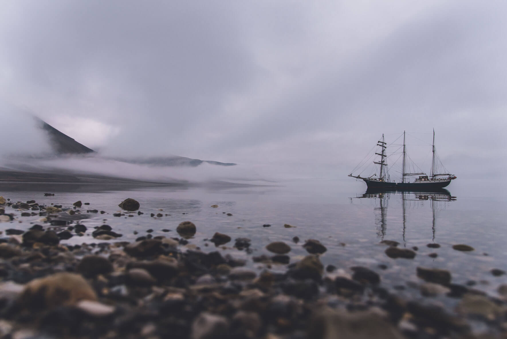 The Dutch owned three-mast sailing ship Antigua