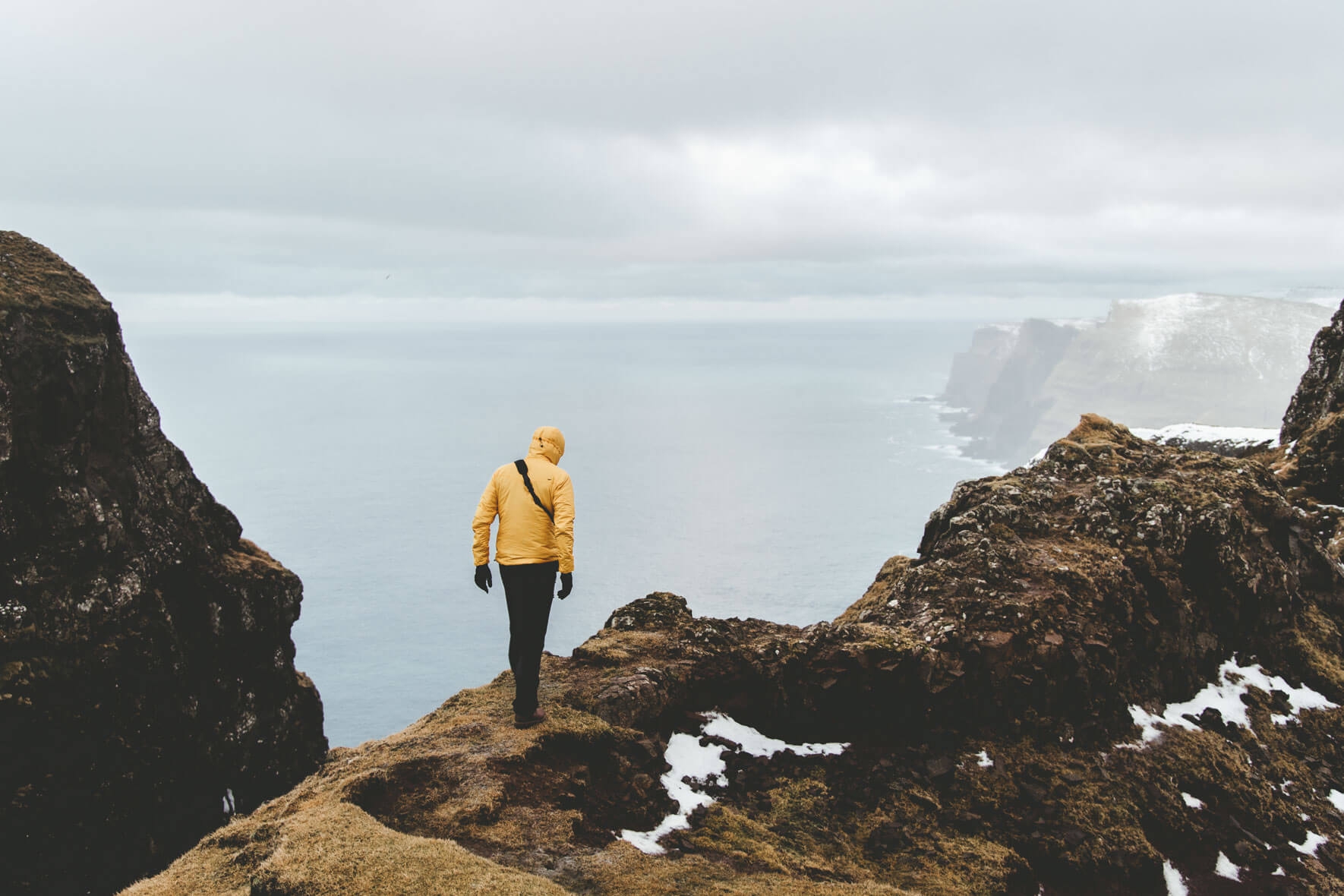 On top of Beinisvørð (Beinisvord) on the Faroe Islands