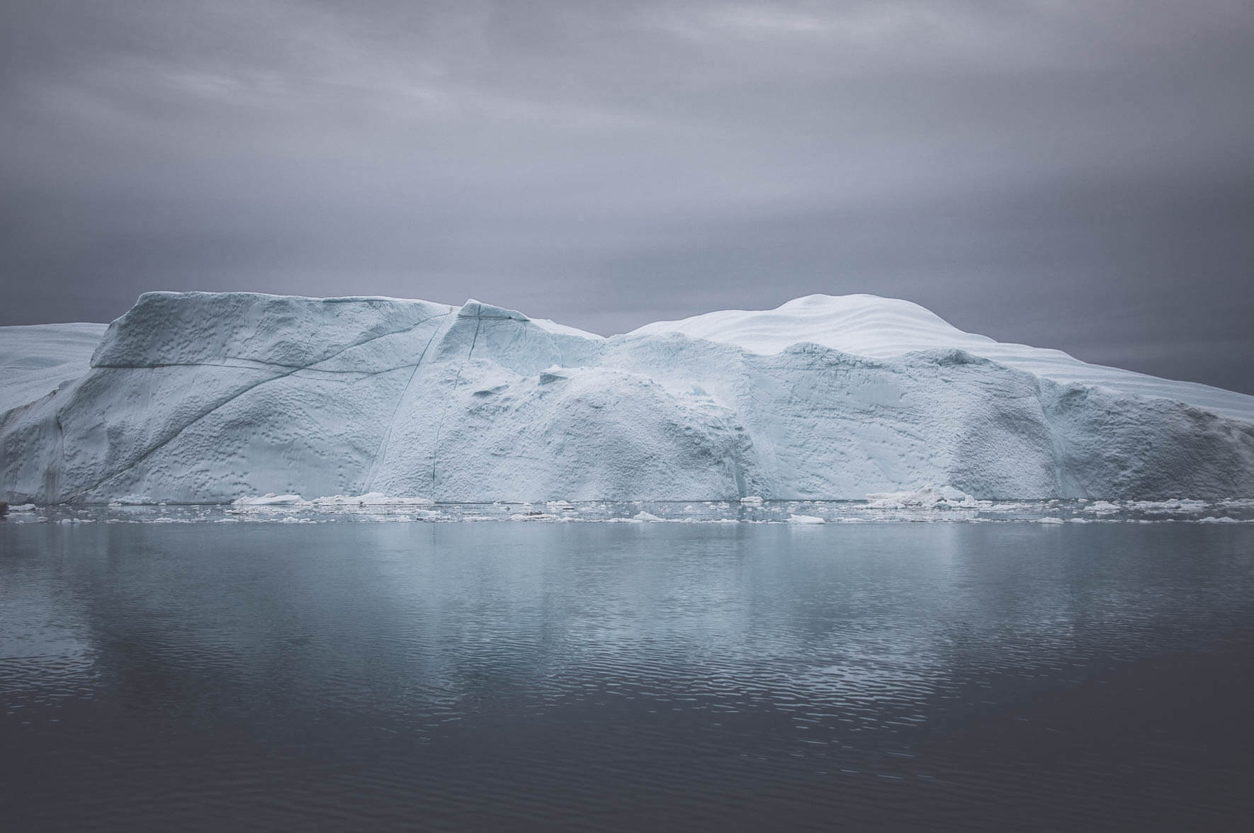 Massive iceberg in the Disko Bay in West-Greenland