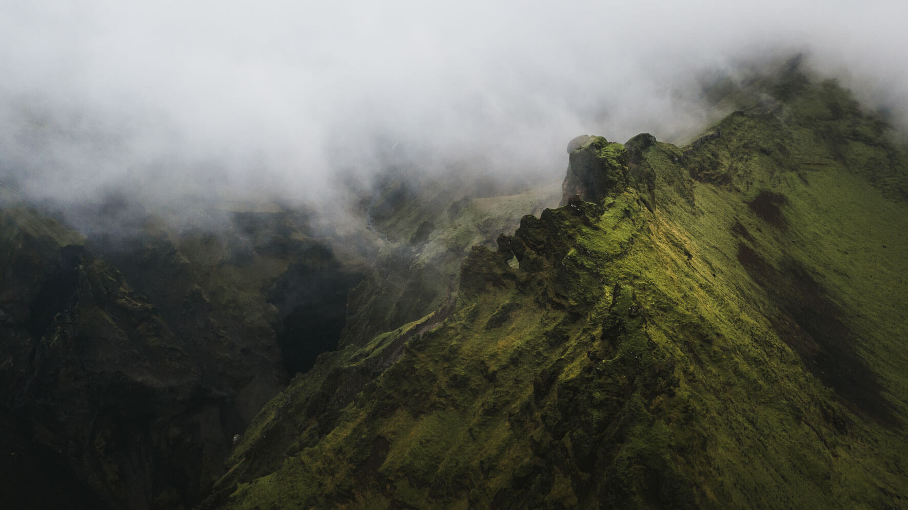 Aerial landscape photography of Iceland by Jan Erik Waider