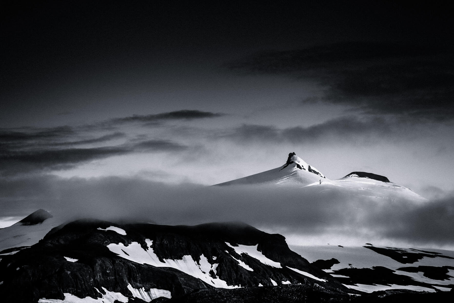 Snæfellsjökull glacier-capped stratovolcano in Iceland