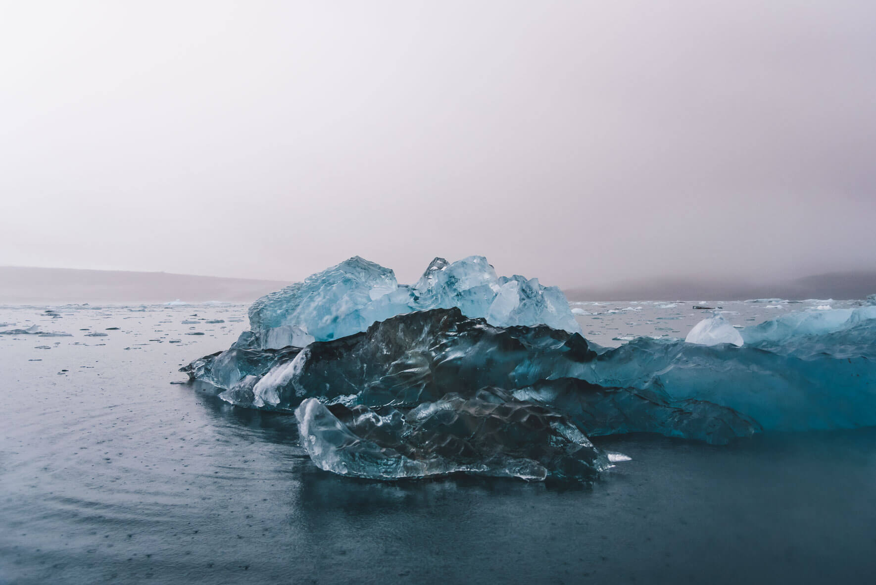 Surreal iceberg on Svalbard